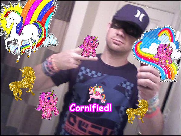 The cool cute happy happy glitter