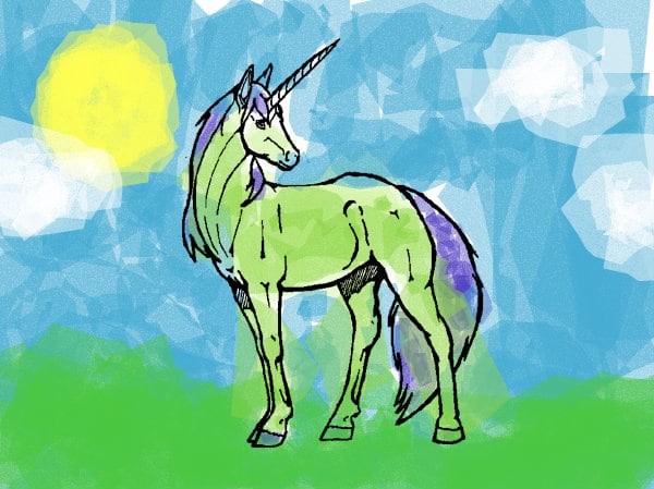 A joyful awesome awesome cool glitter