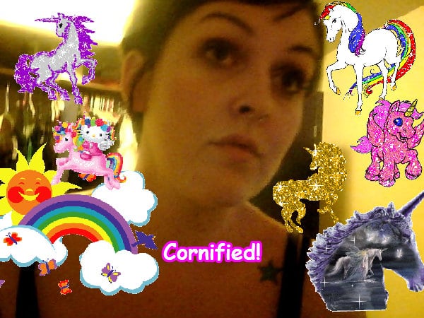 The most happy cute lovely merry unicorn