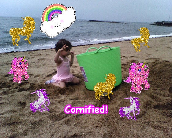 Crazy awesome joyful happy super hug