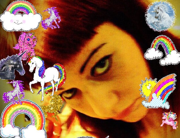 A glad great joyful lovely glitter