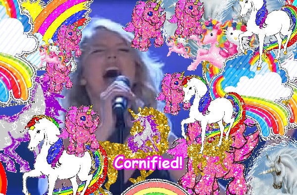 Mindblowingly joyful awesome cool jolly rainbow