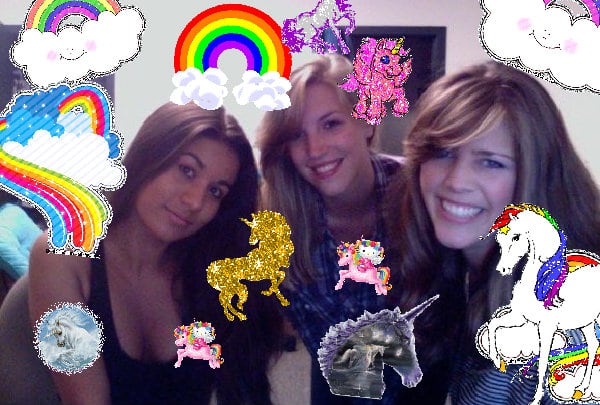 The lovely sunny merry joyful friend