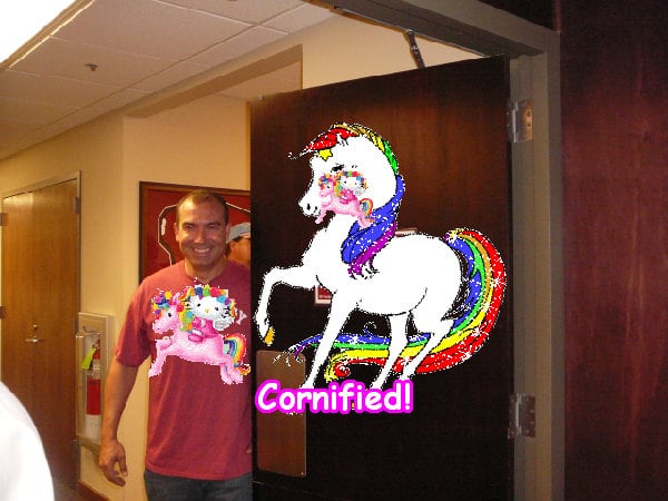 Mindblowingly pink glad happy cool unicorn