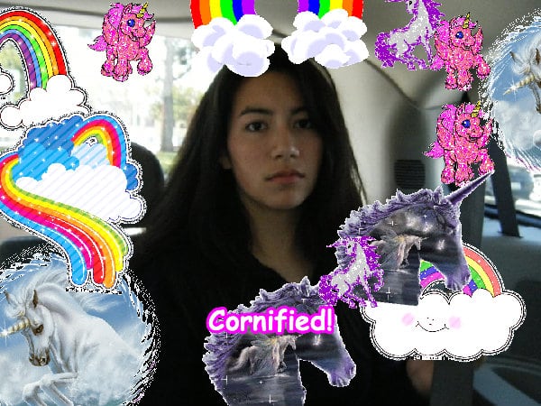 Crazy joyful pink lovely fun image