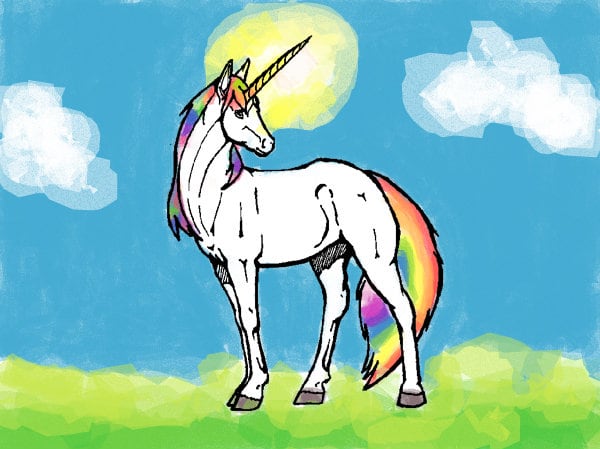 The most happy lovely cool jolly unicorn