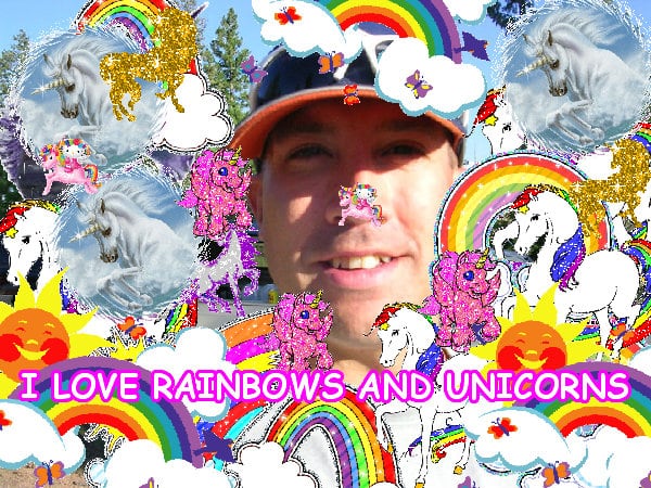 Crazy jolly divine happy jolly hug