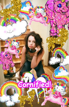 The most awesome awesome pink cool rainbow