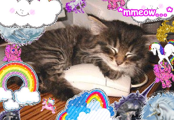 The most pink cool happy awesome sparkle