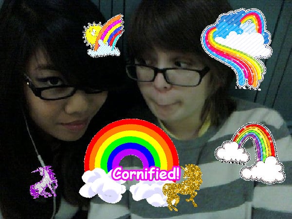 The most amazing lovely sunny jolly rainbow