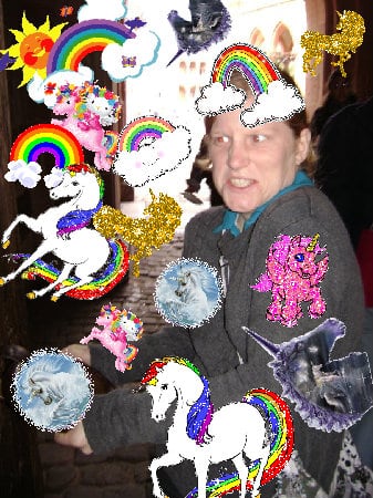 The best happy fun awesome pink hug