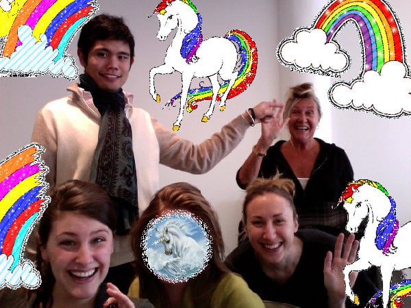 The joyful glad great great photo