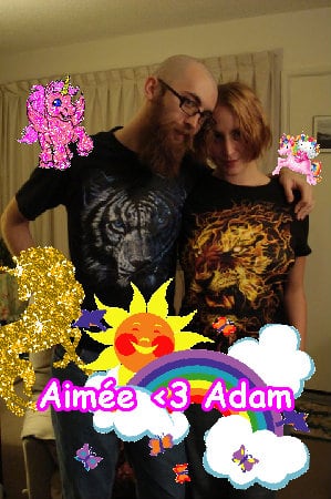 A cute divine pink jolly family