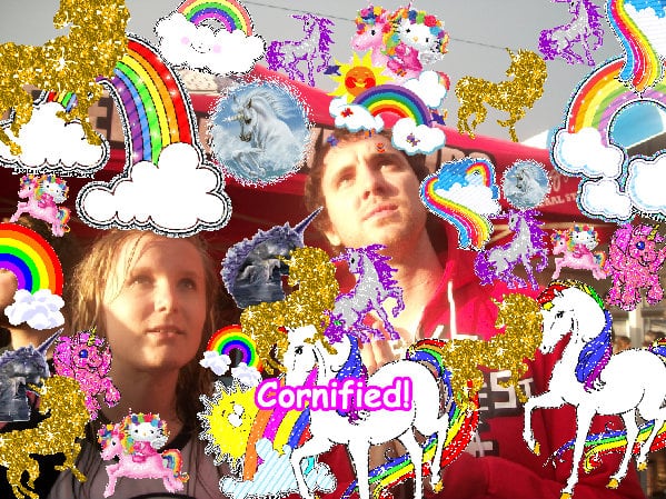 The most merry cool divine awesome rainbow