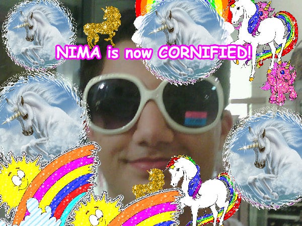 Crazy lovely joyful fun cool photo