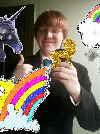 Super cute jolly amazing cool unicorn