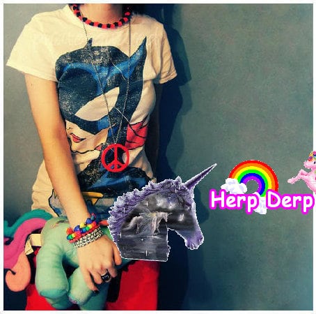 Crazy lovely merry jolly glad family