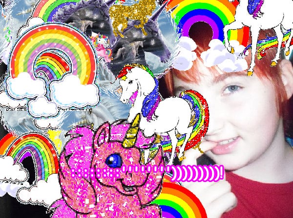 The lovely pink best sunny glitter