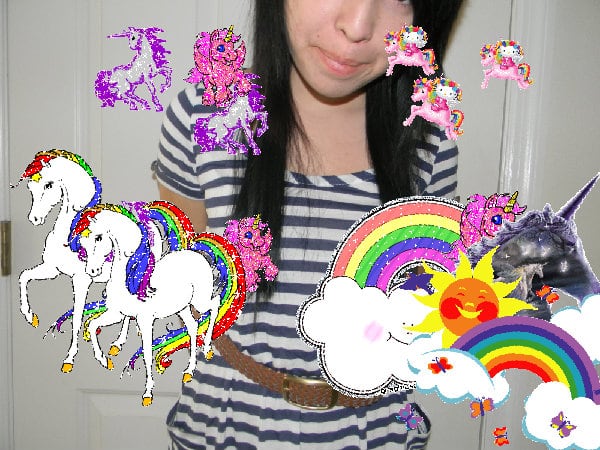 A cute merry best joyful hug