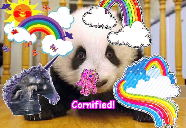 Crazy pink awesome awesome super glitter