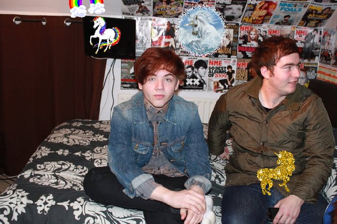 Crazy merry merry lovely merry friend