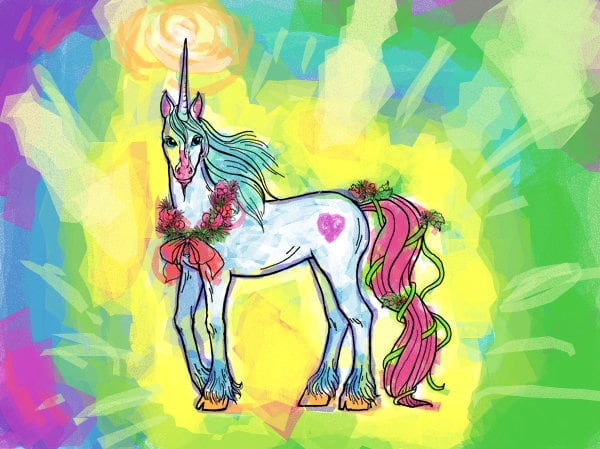 A fun pink divine fun glitter