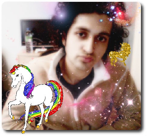 A sunny jolly merry cool glitter