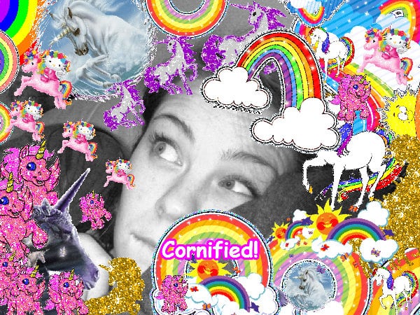 Mindblowingly merry cool jolly happy composition