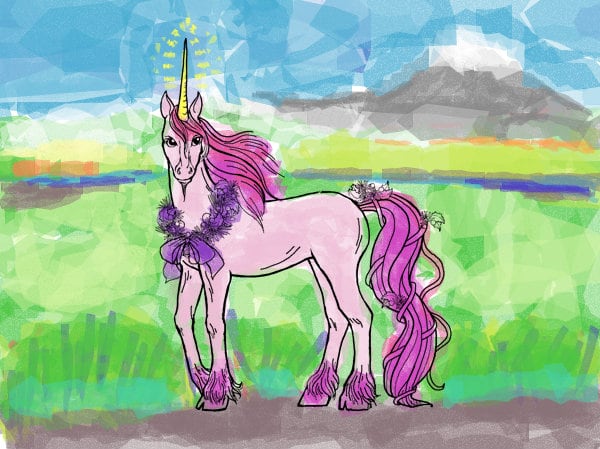 Crazy divine sunny pink jolly friend