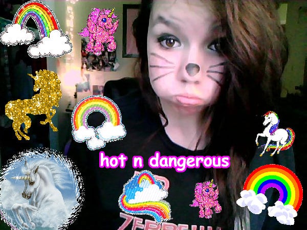 A lovely happy joyful glad hug