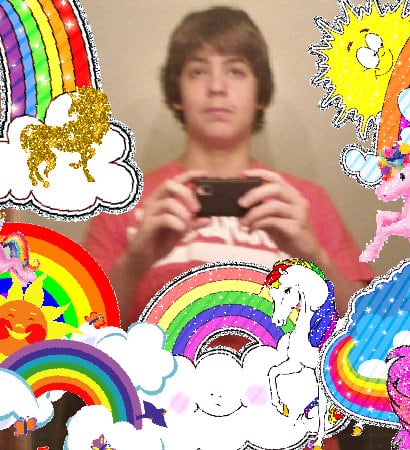 The sunny great happy joyful family