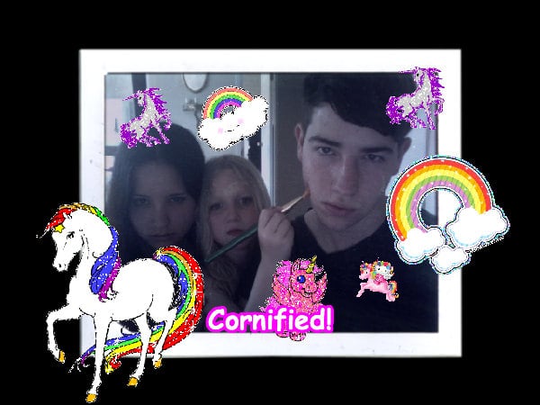 A jolly lovely super divine unicorn