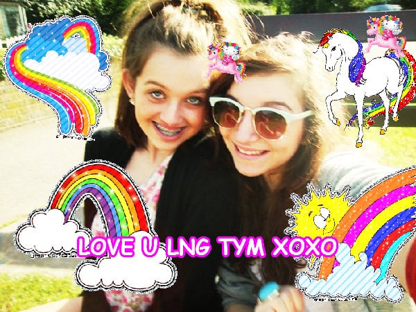 Super jolly cute sunny fun hug