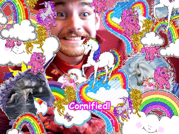 A divine cute fun glad photo