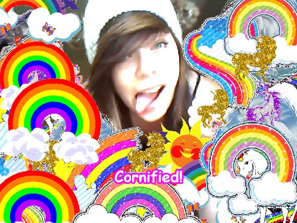 The best super merry lovely pink rainbow