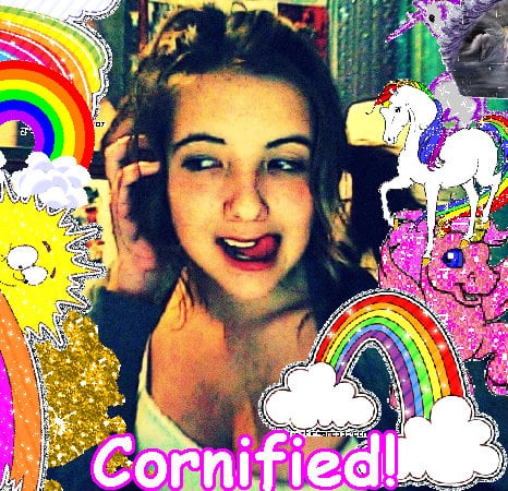 The joyful pink fun sunny friend