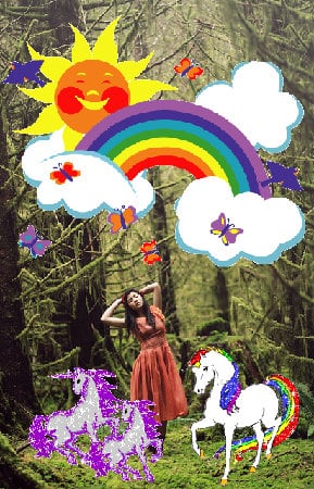 Crazy happy awesome pink pink sparkle