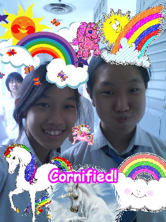 Mindblowingly joyful cool jolly glad photo