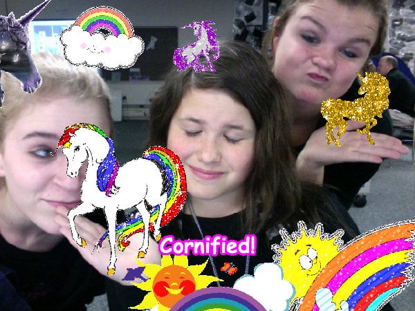 Mindblowingly happy fun merry sunny unicorn