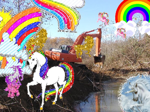 Crazy pink happy cute joyful fun