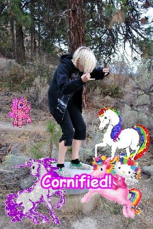 Crazy happy merry joyful happy rainbow