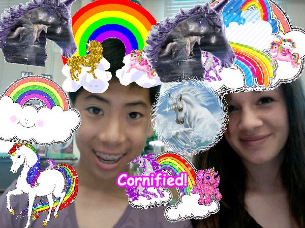 The lovely cool amazing joyful hug