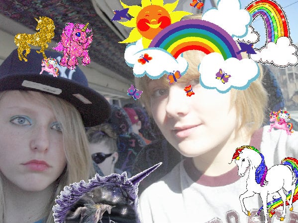 Mindblowingly cute merry awesome lovely hug