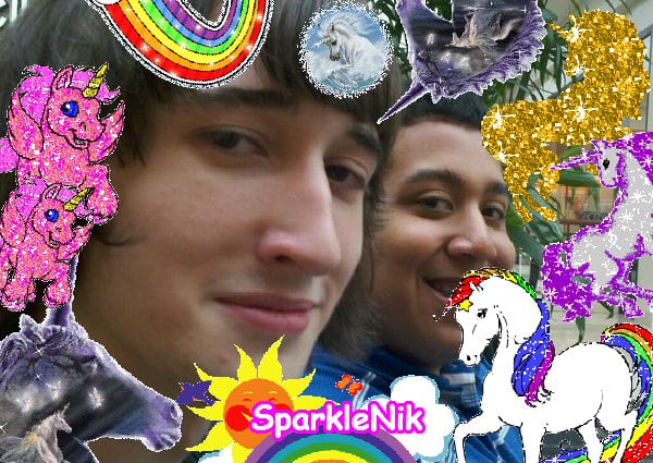 The best cool jolly merry happy hug