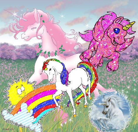 The jolly merry glad super rainbow