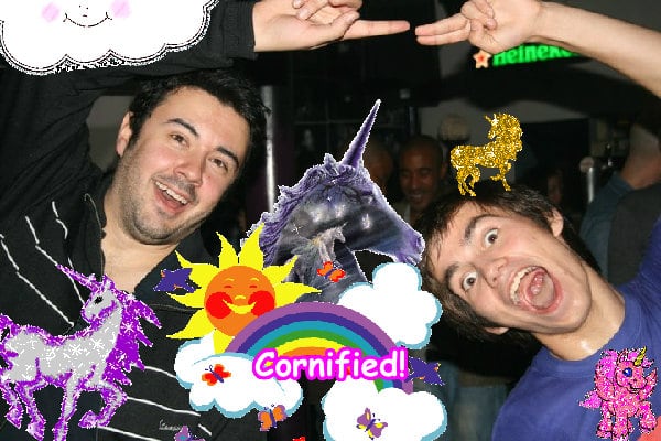 The best super pink joyful rainbow