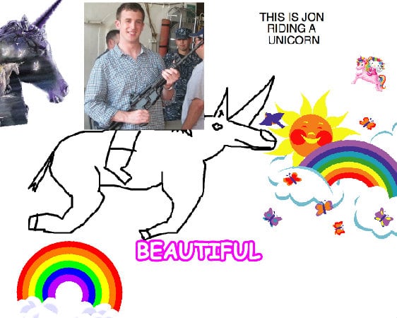 Crazy super cool cool jolly unicorn
