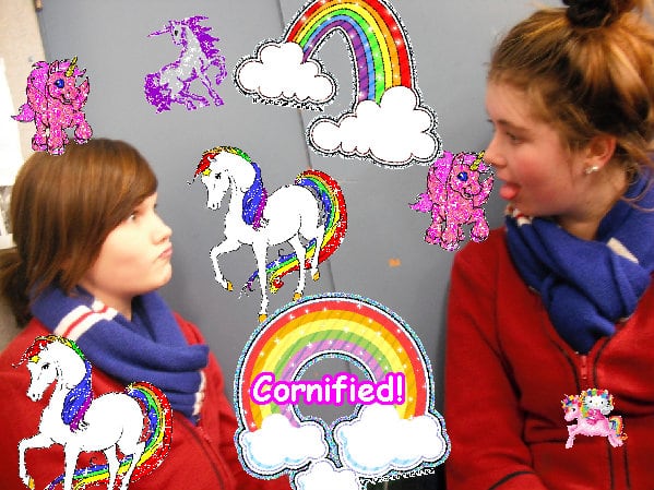 Mindblowingly joyful cute divine lovely unicorn