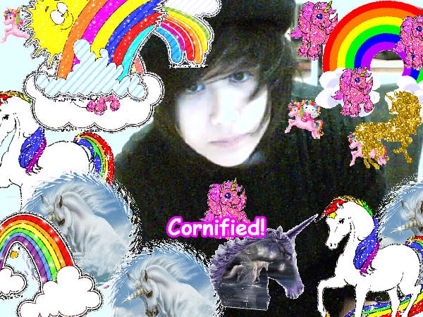 Crazy cool lovely merry glad unicorn