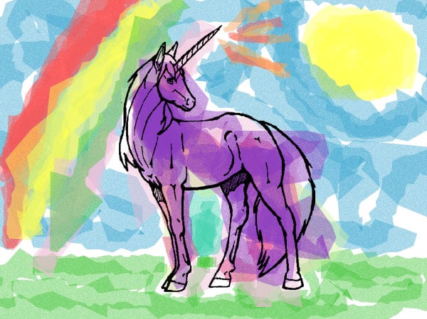 The most joyful awesome jolly fun rainbow